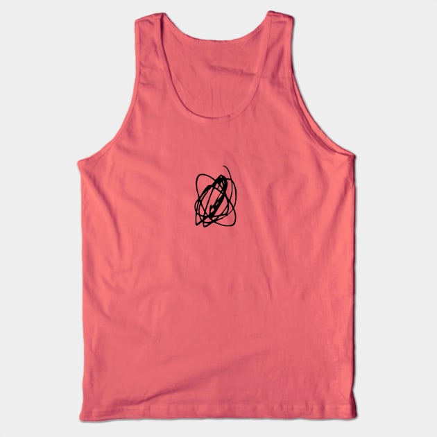 Scribble Tank Top by xam